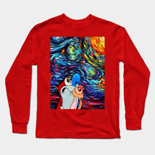 van Gogh Never Experienced Space Madness Long Sleeve T-Shirt