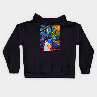 van Gogh Never Experienced Space Madness Kids Hoodie
