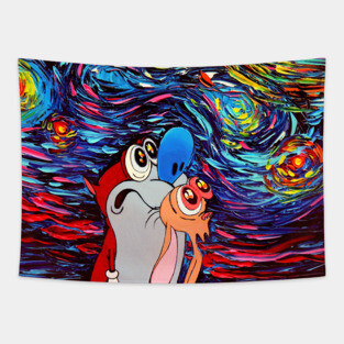 van Gogh Never Experienced Space Madness Tapestry