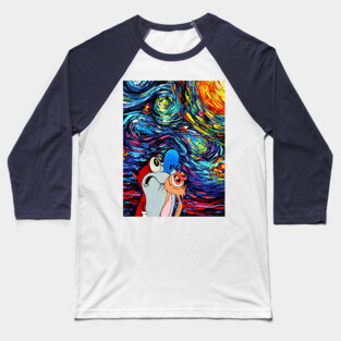 van Gogh Never Experienced Space Madness Baseball T-Shirt
