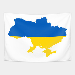 Ukrainian Map Tapestry