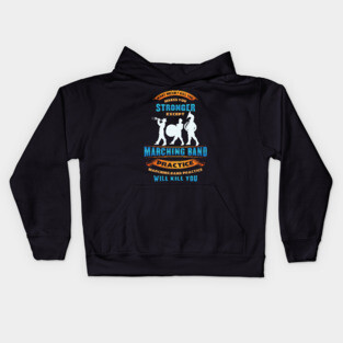 Funny Marching band shirts Kids Hoodie
