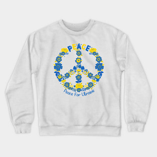 Peace for Ukraine Crewneck Sweatshirt