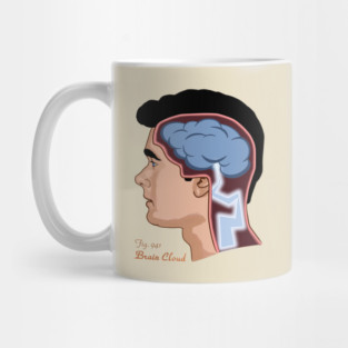 Brain Cloud (Joe Versus the Volcano) Mug