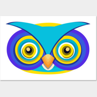 Hippie Owl Posters and Art