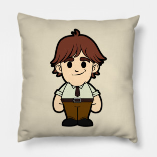 Jim Halpert The Office Chibi Pillow