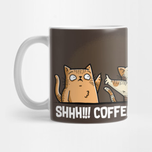 Shhh! Coffee First Mug