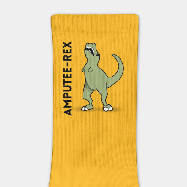 Amputee-Rex - Dinosaur Pun Design by Nonstop Shirts