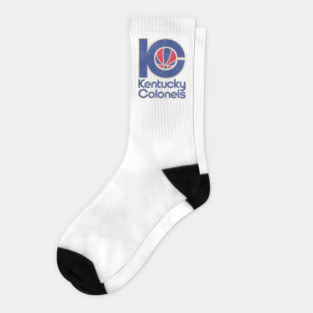Retro Defunct Kentucky Colonels Basketball Team Socks