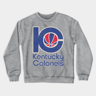 Retro Defunct Kentucky Colonels Basketball Team Crewneck Sweatshirt