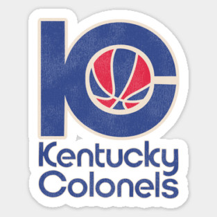 Retro Defunct Kentucky Colonels Basketball Team Sticker