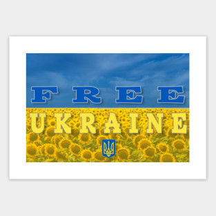 Free Ukraine Sticker