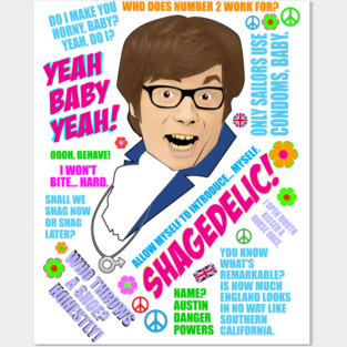 Austin Powers Quotes Posters and Art