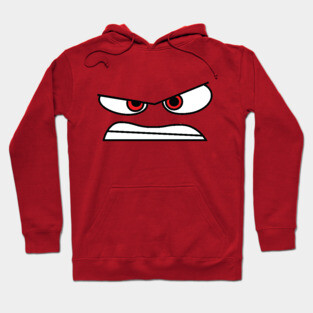 Anger (Inside Out) Face Only Hoodie