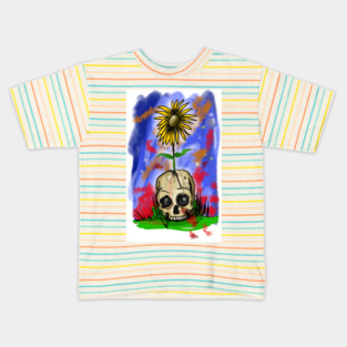 Ukrainian sunflowers seeds for grandma Kids T-Shirt