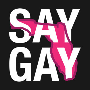 Say Gay (White Text) T-Shirt