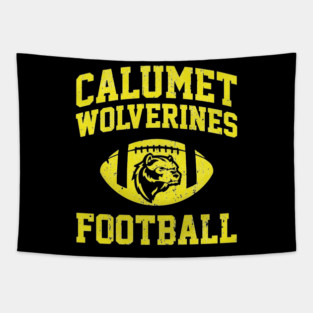 Calumet Wolverines Football Tapestry