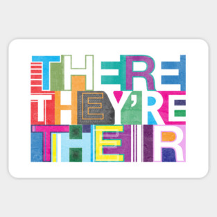 There They're Their Sticker