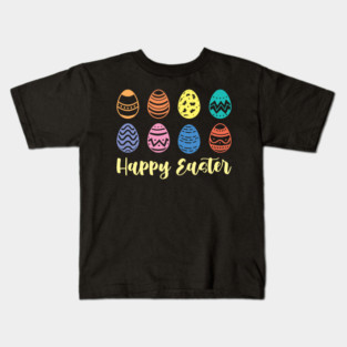 Happy Easter Egg Hunt Spring Rabbit Bunny Eggs Hunting Jesus Kids T-Shirt