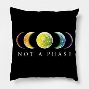 Not A Phase Gay Pride LGBT Pillow