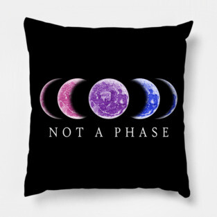 Not A Phase Bisexual Pride LGBT Pillow