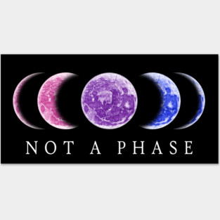 Not A Phase Bisexual Pride LGBT Posters and Art