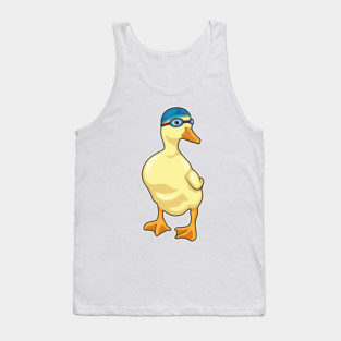 Duck Swimming Swimming goggles Tank Top