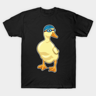 Duck Swimming Swimming goggles T-Shirt