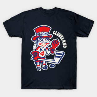 Retro Defunct Cleveland Barons Hockey Team '76-'78 T-Shirt