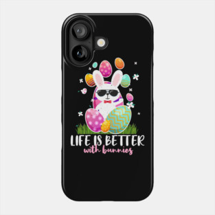 Life Better Kawaii Cute Bunny Egg Easter Sunday Phone Case