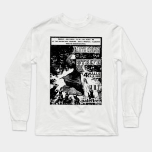 Earth Crisis / Strife / 4 Walls Falling / Guilt Hardcore Flyer Long Sleeve T-Shirt