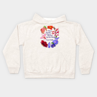 Frida Kahlo: I never painted dreams I painted my own reality Kids Hoodie