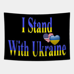 I Stand With Ukraine! Tapestry