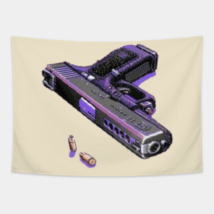Gun Tapestry