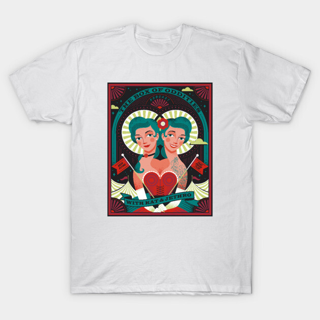 Box Of Oddities Twins by Lucie Rice T-Shirt by The Box Of Oddities