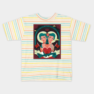 Box Of Oddities Twins by Lucie Rice Kids T-Shirt