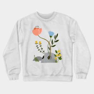 Nature Resilience - Transparent Crewneck Sweatshirt