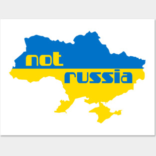 Not Russia Posters and Art