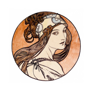 Alphonse Mucha - Stained Glass T-Shirt