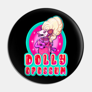 Dolly Opossum Pin