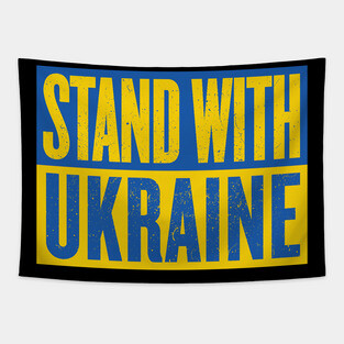 Stand With Ukraine Tapestry