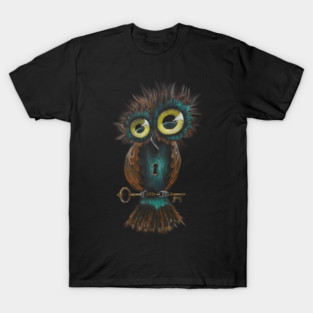 Owl holding a key T-Shirt