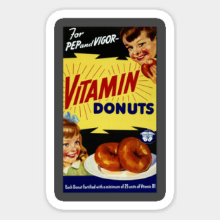 Vitamin Donuts Sticker
