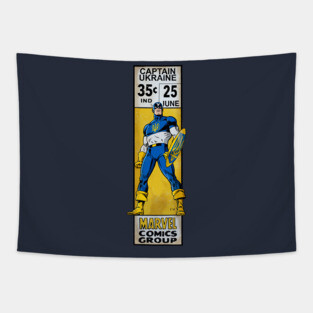 Captain Ukraine corner box - m Tapestry