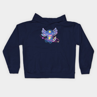 Axolotl Orbit Kids Hoodie