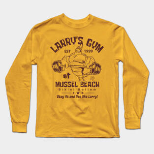 Larry's Gym At Mussel Beach Long Sleeve T-Shirt
