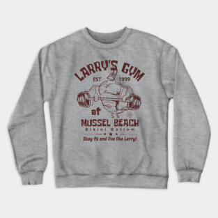 Larry's Gym At Mussel Beach Crewneck Sweatshirt
