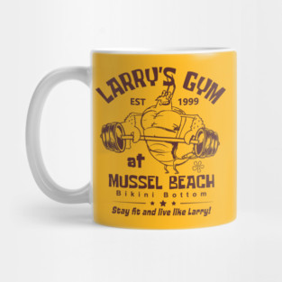 Larry's Gym At Mussel Beach Mug