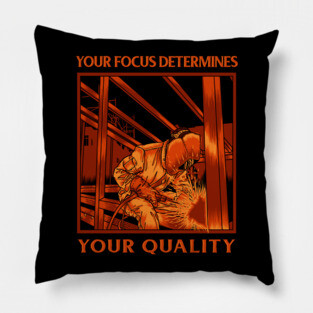 Welder Never Die Pillow
