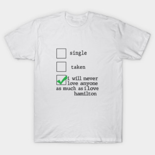 Love Hamilton Musical T-Shirt